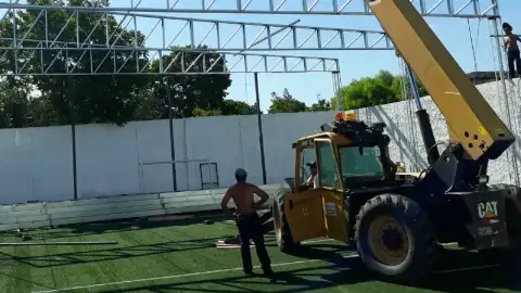 Mantenimiento de un galpón galvanizado